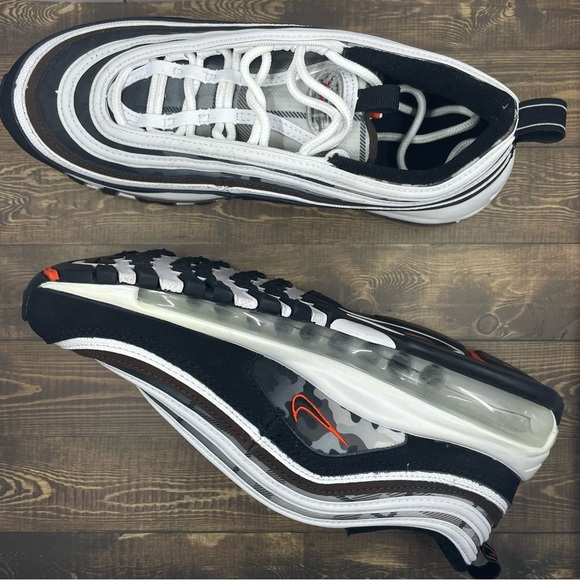 Nike Air Max 97 (GS) ‘White Black' DB2017-100 Size 5Y / 7 Women’s - Picture 9 of 12